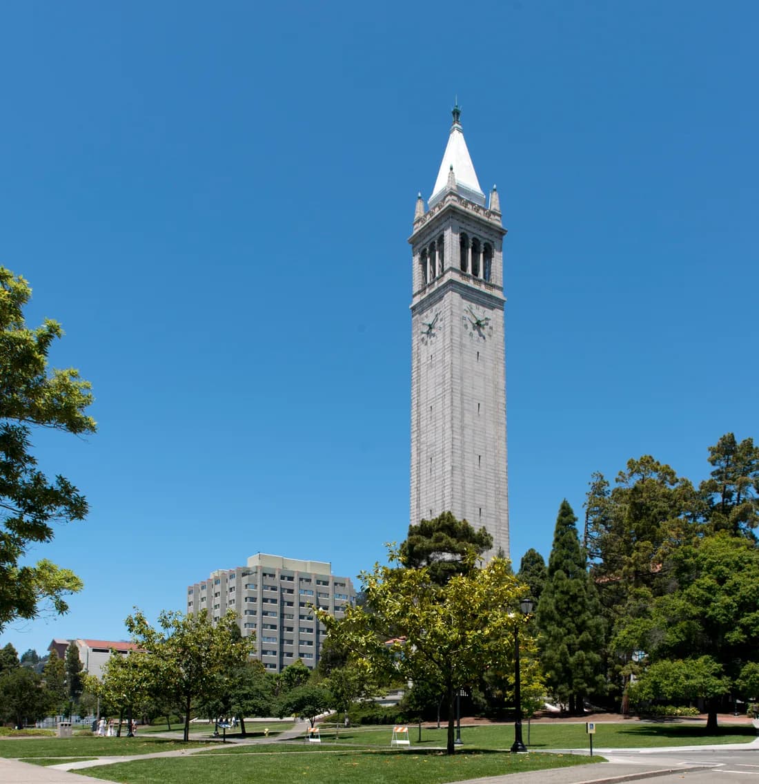 Sather Tower rising above UC Berkeley’s campus