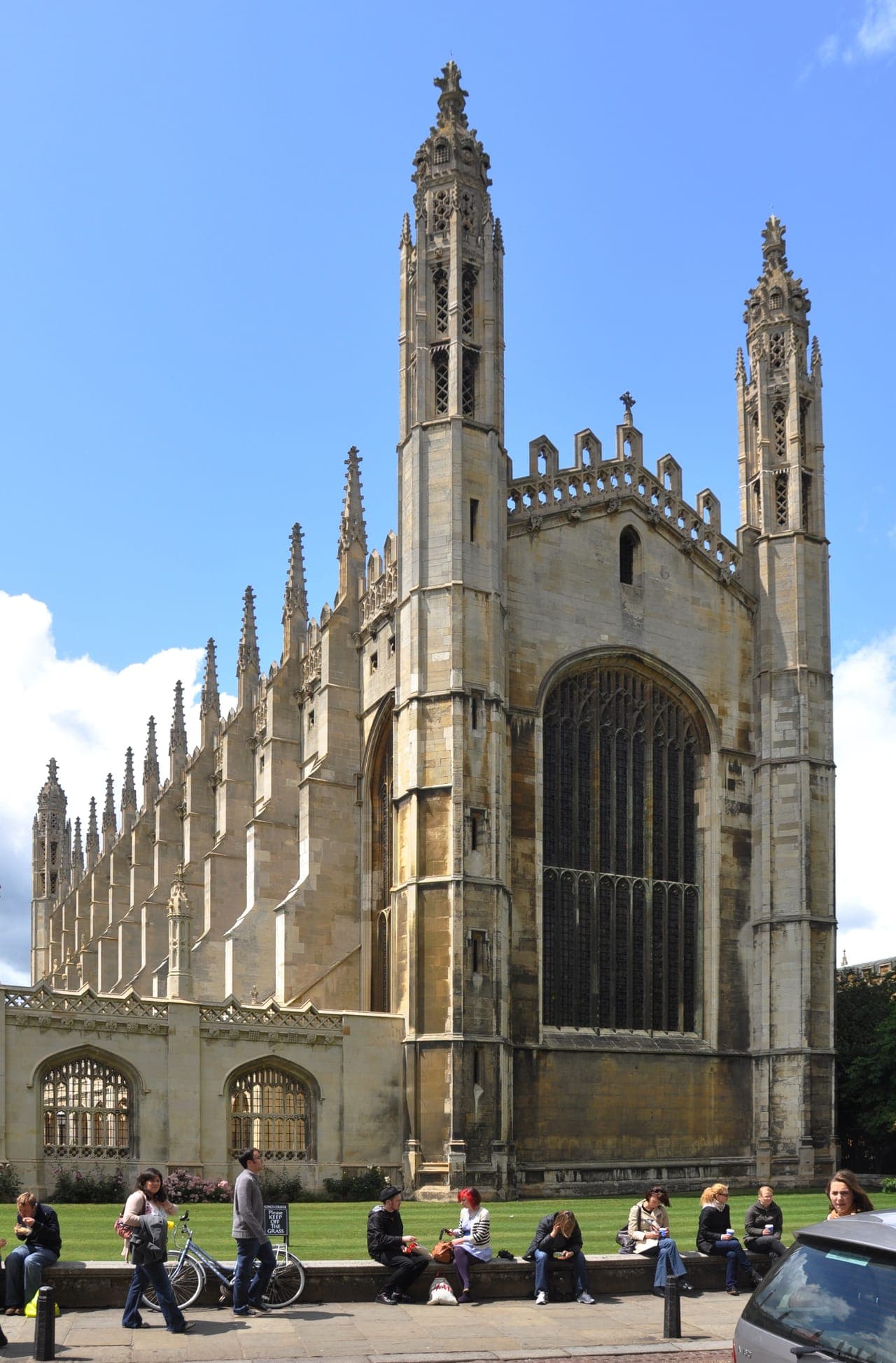 The Gothic towers of King’s College Chapel in Cambridge