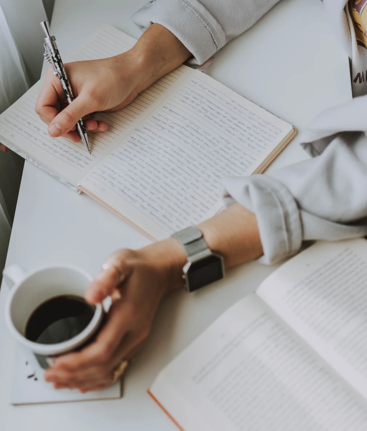 Notebook and application-planning materials