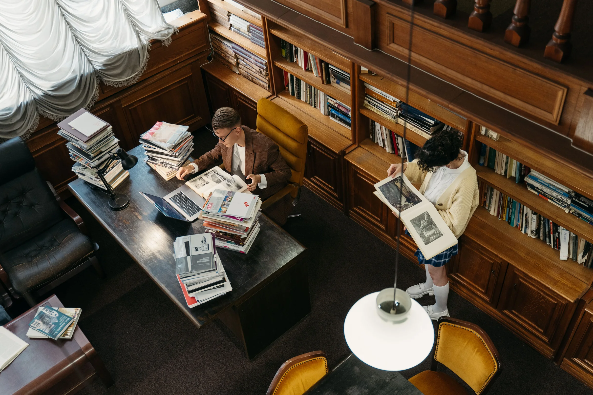 University library interior